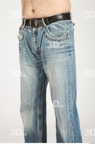 Thigh Whole Body Man Casual Jeans Average Studio photo references