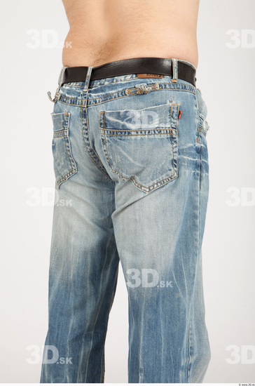 Thigh Whole Body Man Casual Jeans Average Studio photo references