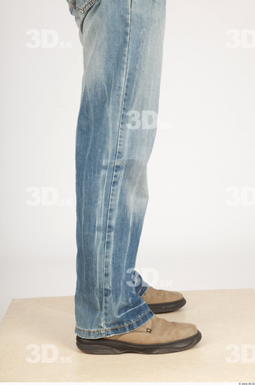 Calf Whole Body Man Casual Jeans Average Studio photo references