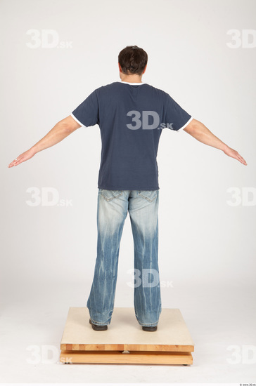 Whole Body Man Animation references Casual Average Studio photo references