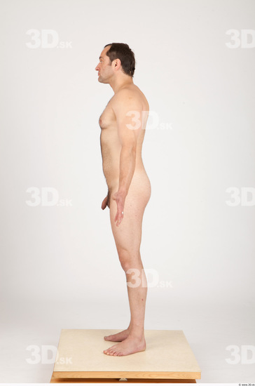 Whole Body Man Animation references Nude Casual Average Studio photo references