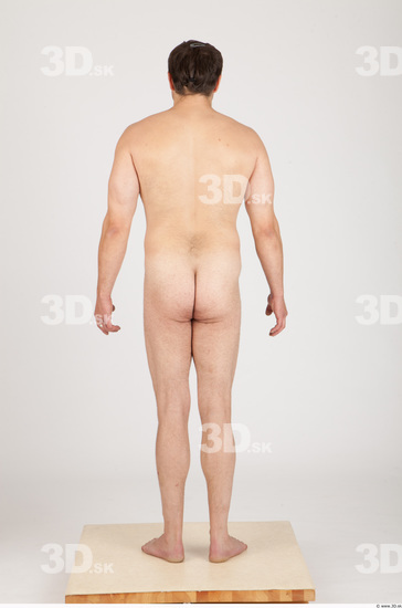 Whole Body Man Animation references Nude Casual Average Studio photo references