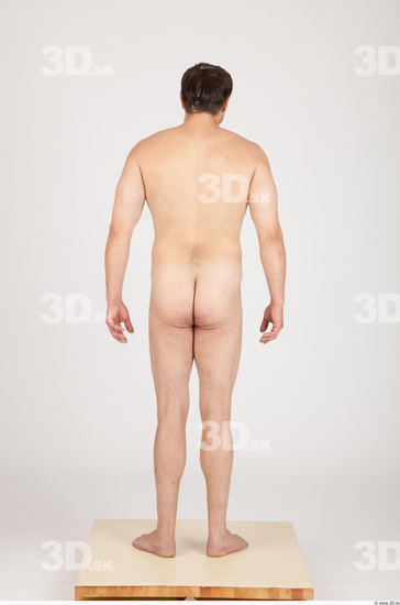 Whole Body Man Animation references Nude Casual Average Studio photo references