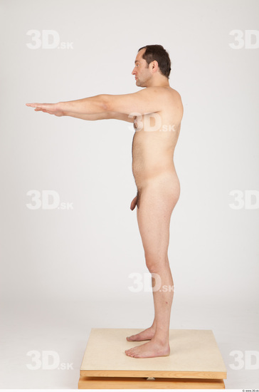 Whole Body Man Animation references Nude Casual Average Studio photo references