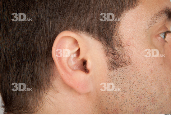 Ear Whole Body Man Casual Average Studio photo references