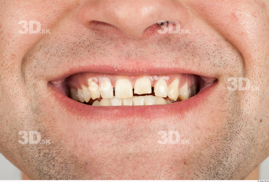 Whole Body Teeth Man Casual Average Studio photo references