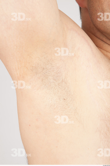 Whole Body Underarm Man Nude Casual Average Studio photo references