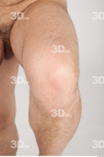 Knee Whole Body Man Nude Casual Average Studio photo references