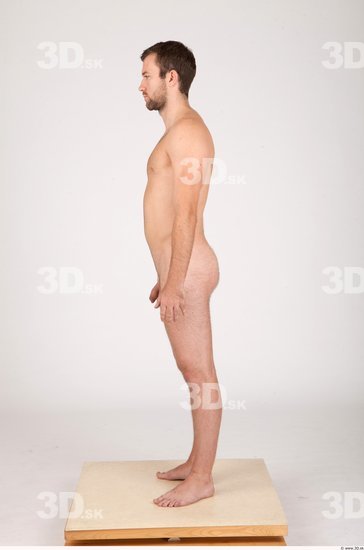 Whole Body Man Animation references Nude Casual Athletic Studio photo references