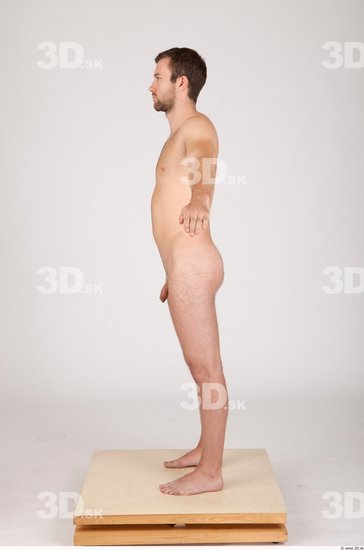 Whole Body Man Animation references Nude Casual Athletic Studio photo references