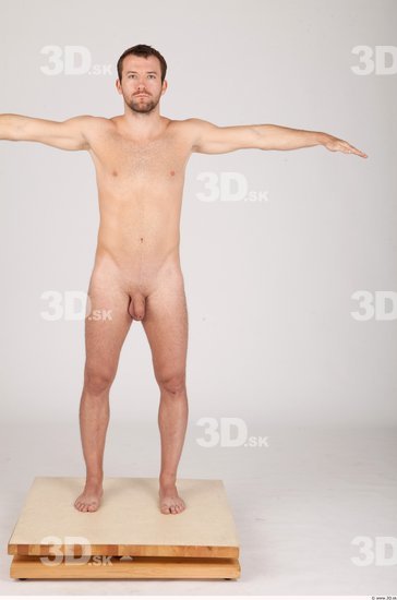 Whole Body Man T poses Nude Casual Athletic Studio photo references