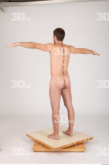 Whole Body Man T poses Nude Casual Athletic Studio photo references