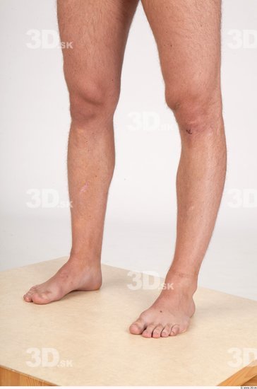 Calf Whole Body Man Nude Casual Athletic Studio photo references