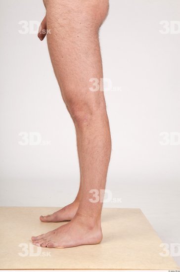 Calf Whole Body Man Nude Casual Athletic Studio photo references