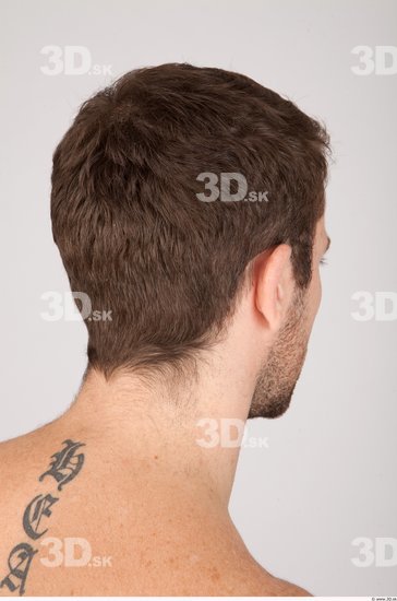 Whole Body Head Man Animation references Tattoo Casual Athletic Studio photo references