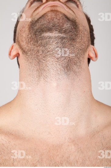 Neck Whole Body Man Nude Casual Athletic Studio photo references