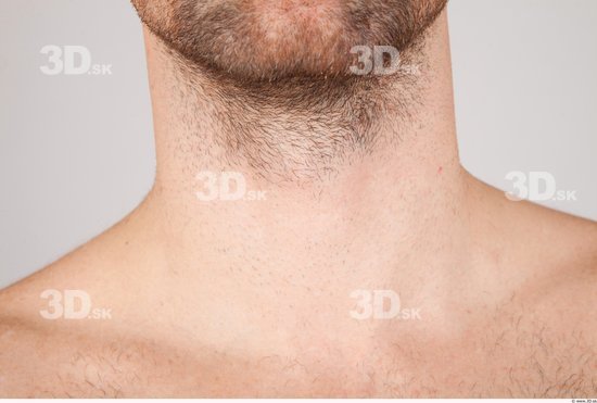 Neck Whole Body Man Nude Casual Athletic Studio photo references