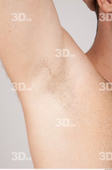 Whole Body Underarm Man Nude Casual Athletic Studio photo references