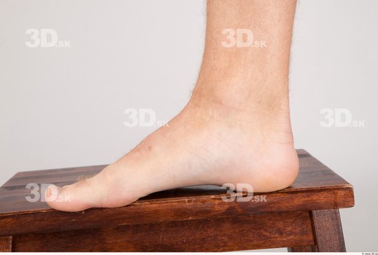 Foot Whole Body Man Nude Casual Athletic Studio photo references