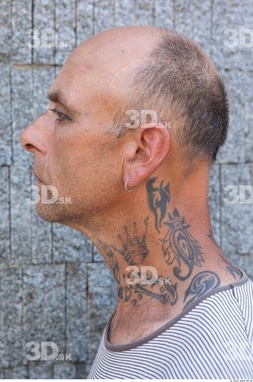 Head Tattoo Casual Average Studio photo references