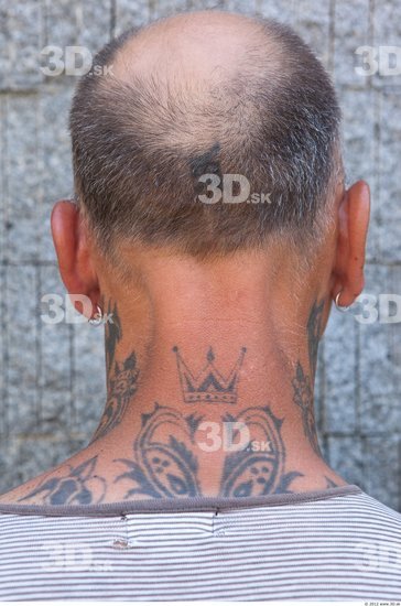 Head Tattoo Casual Average Studio photo references