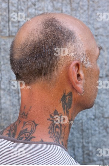 Head Tattoo Casual Average Studio photo references