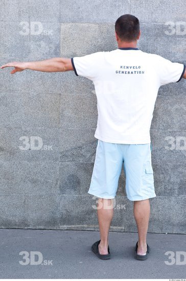 Whole Body Man T poses Casual Average Street photo references