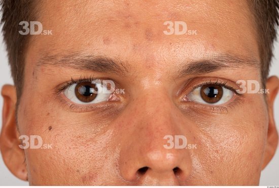 Eye Whole Body Man Casual Athletic Studio photo references