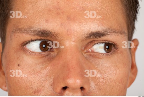 Eye Whole Body Man Casual Athletic Studio photo references