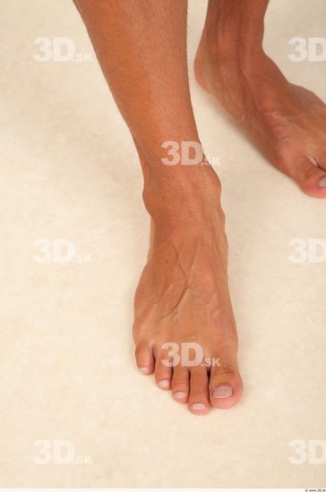 Foot Whole Body Man Nude Casual Athletic Studio photo references