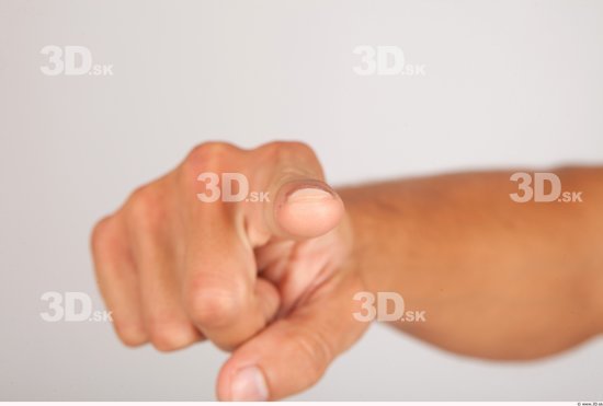 Fingers Whole Body Man Casual Athletic Studio photo references