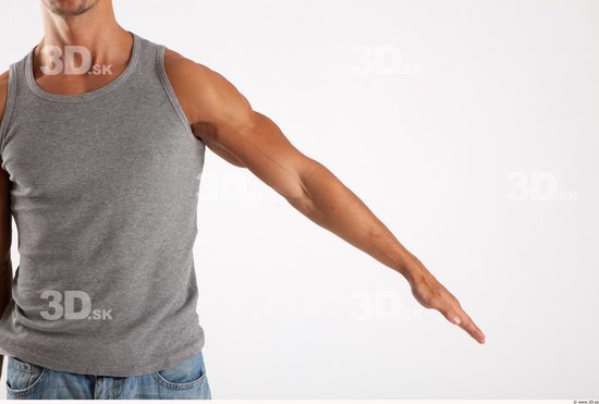 Whole Body Man Other White Casual Athletic Male Studio Poses