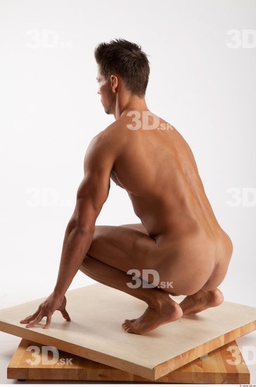 Whole Body Man Other White Casual Athletic Male Studio Poses