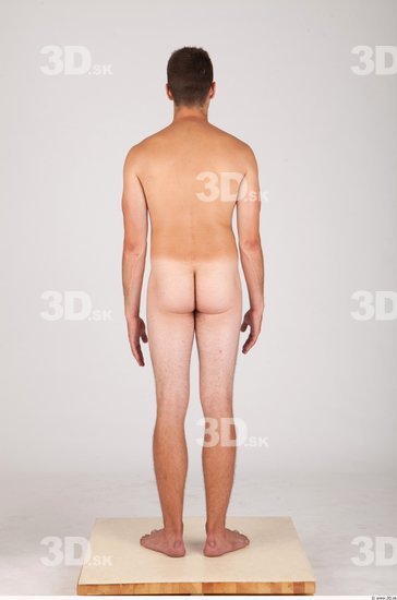 Whole Body Man Animation references Nude Casual Average Studio photo references