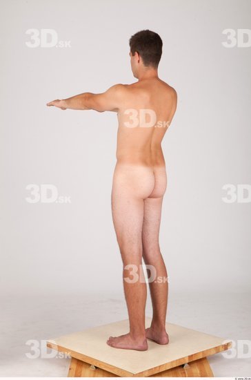 Whole Body Man Animation references Nude Casual Average Studio photo references