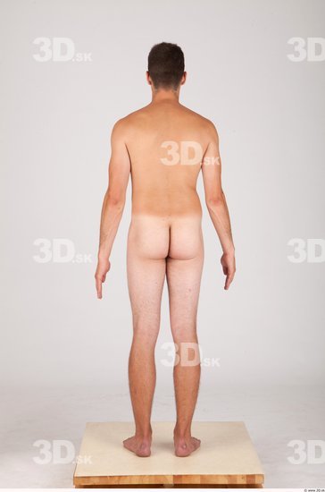 Whole Body Man Animation references Nude Casual Average Studio photo references