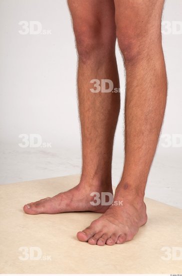 Calf Whole Body Man Nude Casual Average Studio photo references