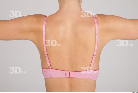 Whole Body Back Woman Underwear Formal Bra Slim Studio photo references