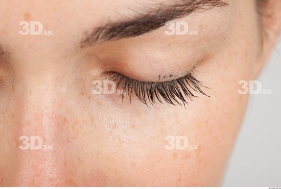 Eye Whole Body Woman Formal Slim Studio photo references