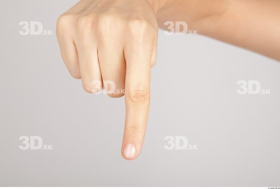 Fingers Whole Body Woman Formal Slim Studio photo references