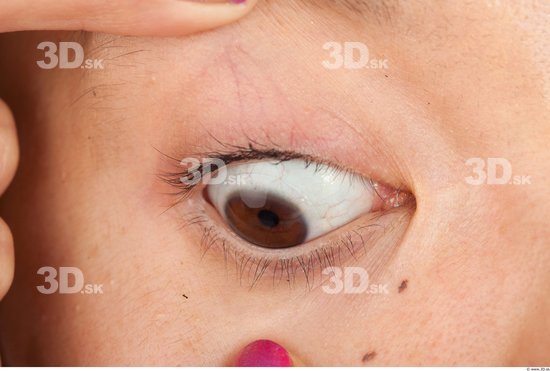 Eye Whole Body Woman Asian Casual Slim Studio photo references