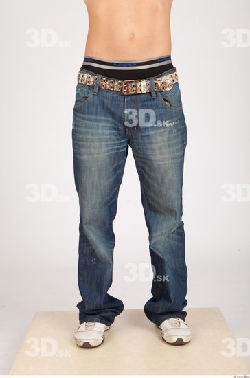 Leg Whole Body Man Casual Jeans Muscular Studio photo references