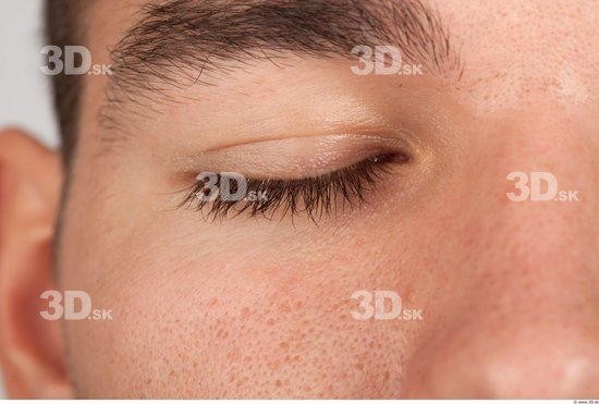 Eye Whole Body Man Casual Muscular Studio photo references