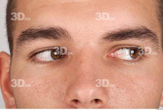 Eye Whole Body Man Casual Muscular Studio photo references