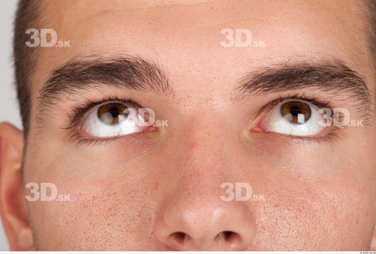 Eye Whole Body Man Casual Muscular Studio photo references