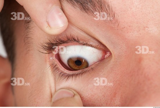 Eye Whole Body Man Casual Muscular Studio photo references