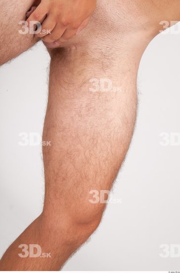 Leg Whole Body Man Nude Casual Muscular Studio photo references