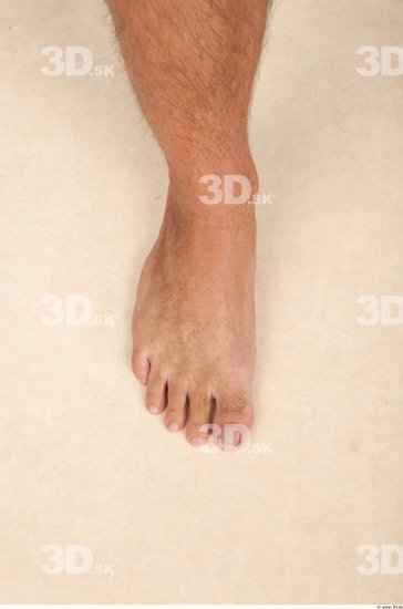 Foot Whole Body Man Casual Muscular Studio photo references