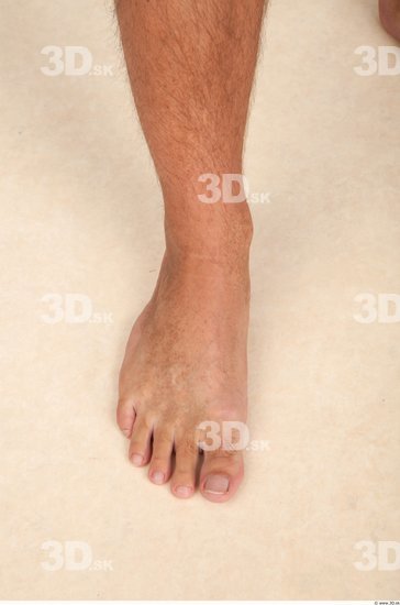 Foot Whole Body Man Casual Muscular Studio photo references