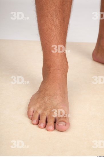 Foot Whole Body Man Casual Muscular Studio photo references